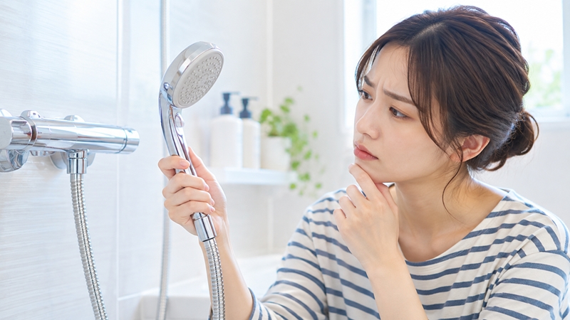 シャワーヘッド交換後にお湯が出なくなる原因候補
